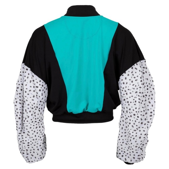 NWOT Lucky in love + BMS Women's Mia
Cropped Tennis Bomber Jacket. - Picture 3 of 8